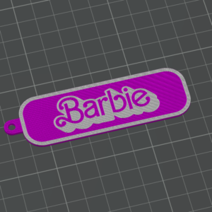 Barbie Style Keychains - Custom Names